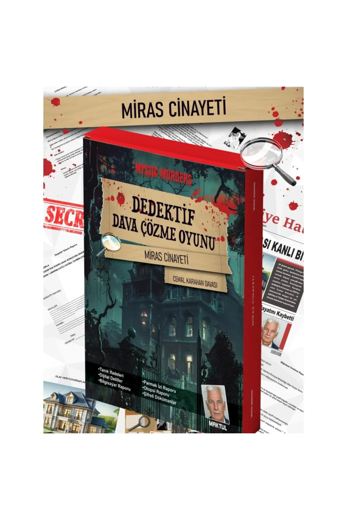 Dedektif Vaka Çözme Oyunu Miras Cinayeti Vakası Cemal Karahan Dav