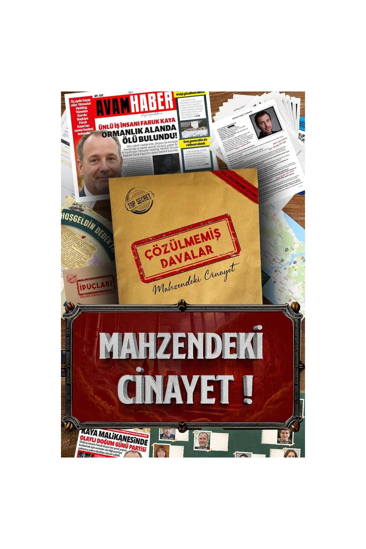 Dedektiflik Suç Çözümleme Oyunu Faruk Kaya Dosyası - Gizem Bulmac