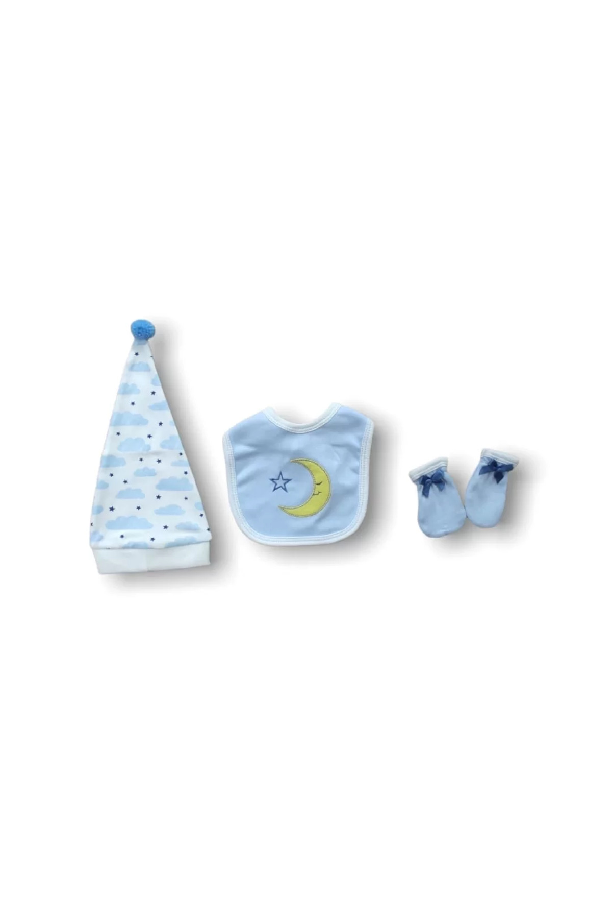 Babybird Dedem Nakişli %100 Cotton Antibakteriyel 5Li Zibin Takimi Hastane