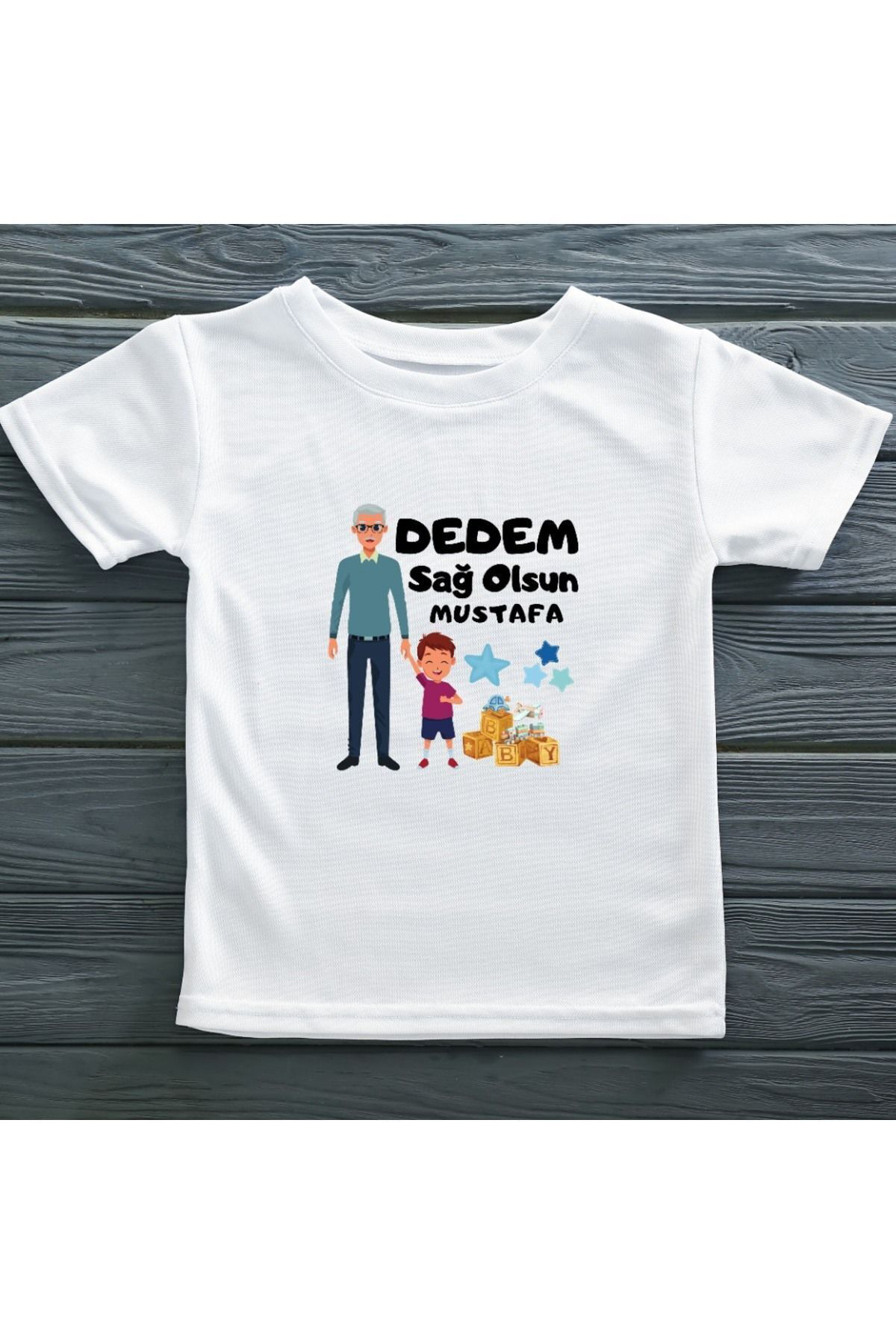 Dedem sağ Olsun Yazılı Çocuk Tişörtü