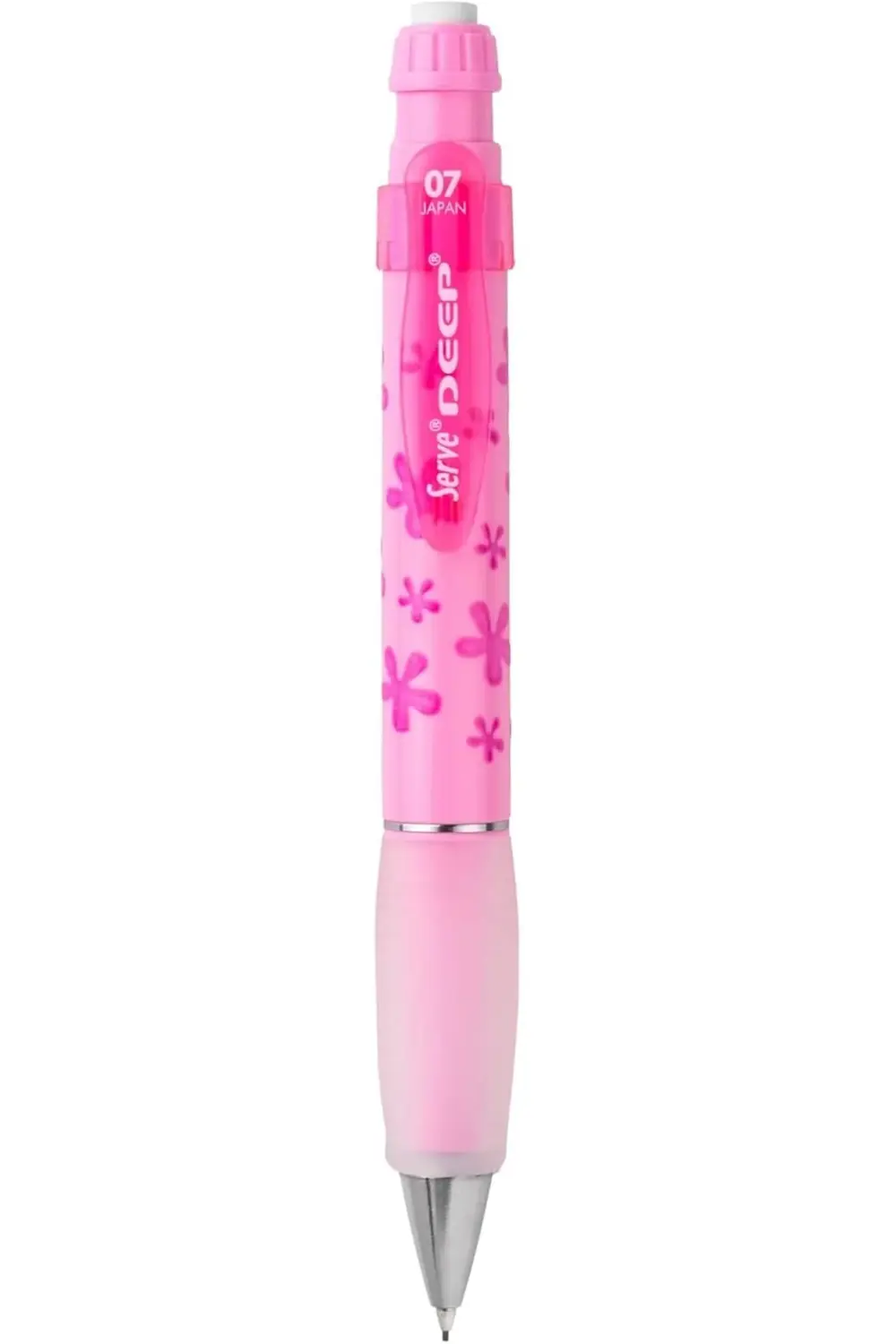 Deep Mekanik Kurşun KLM 07 MM, Şeker Pembe, Çiçek Deseni TrendBaz
