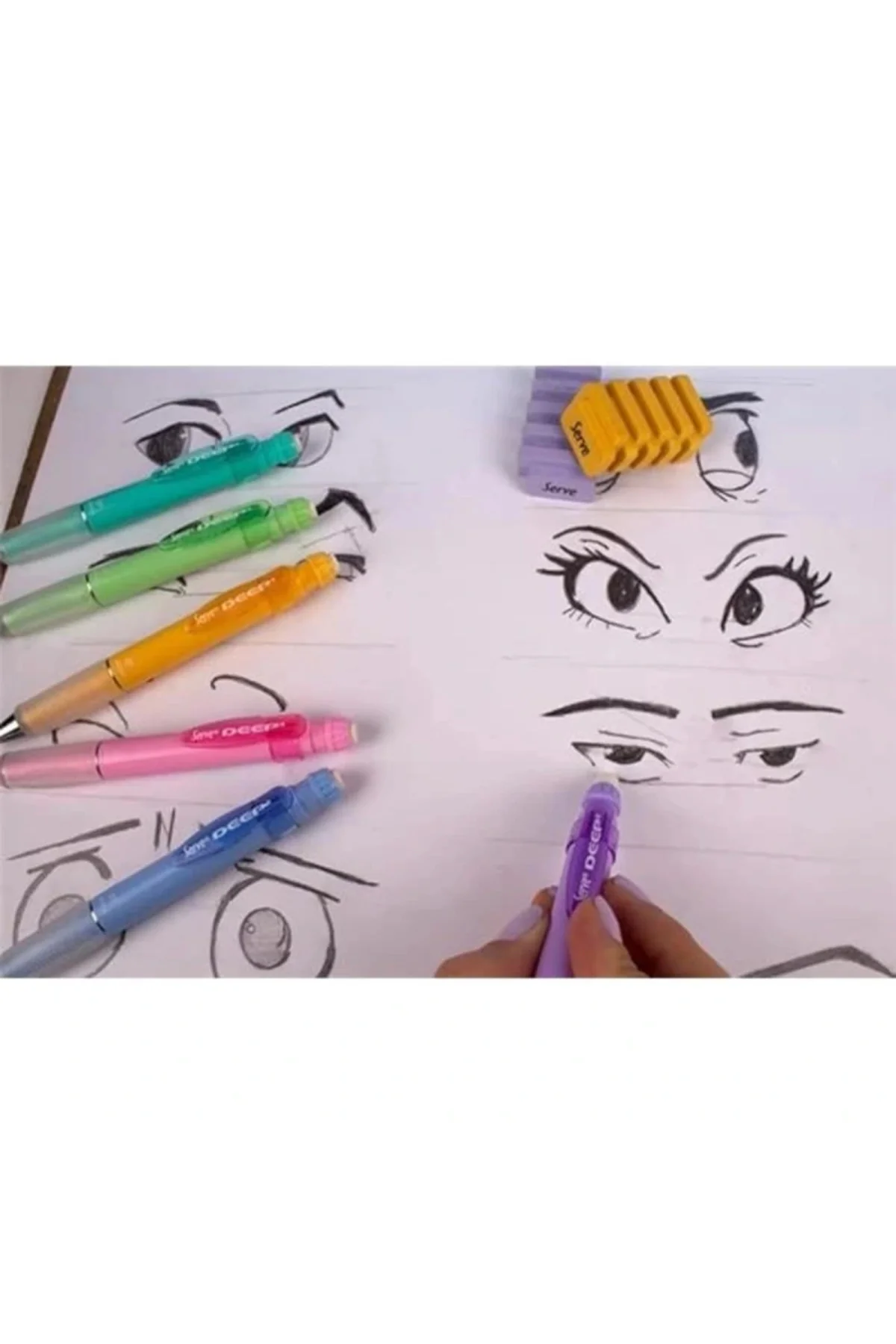 Deep M.Kursun Kalem Pastel 6 Li Pet