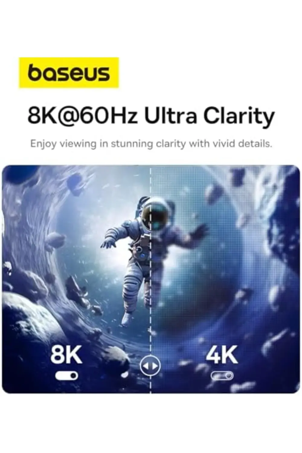 Definition Serisi Type-C to DP 8K Adaptör Kablo, 2m, Siyah 395519