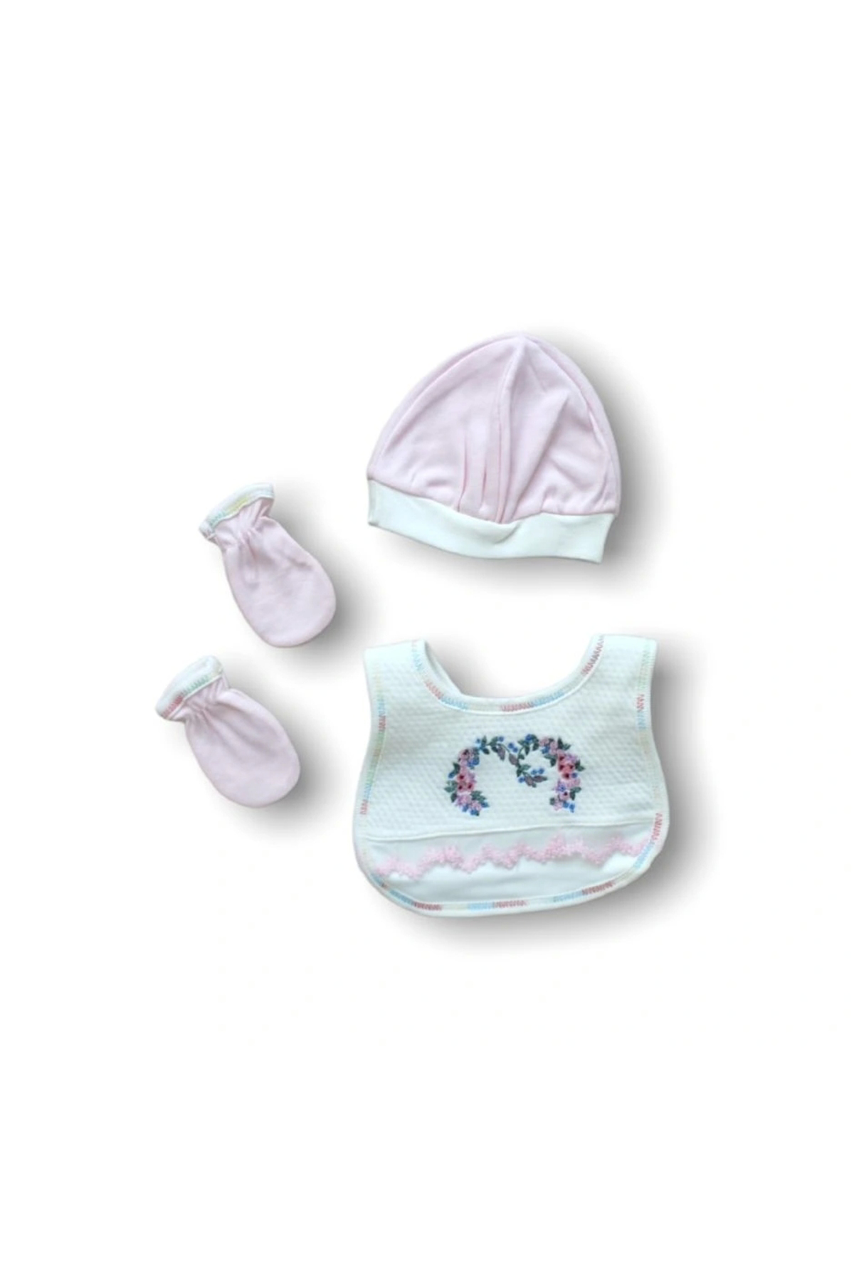 Diji Baby Defnada Anadolunun Kalbi Nakışlı %100 Cotton 5Li Zıbın Takımı Has