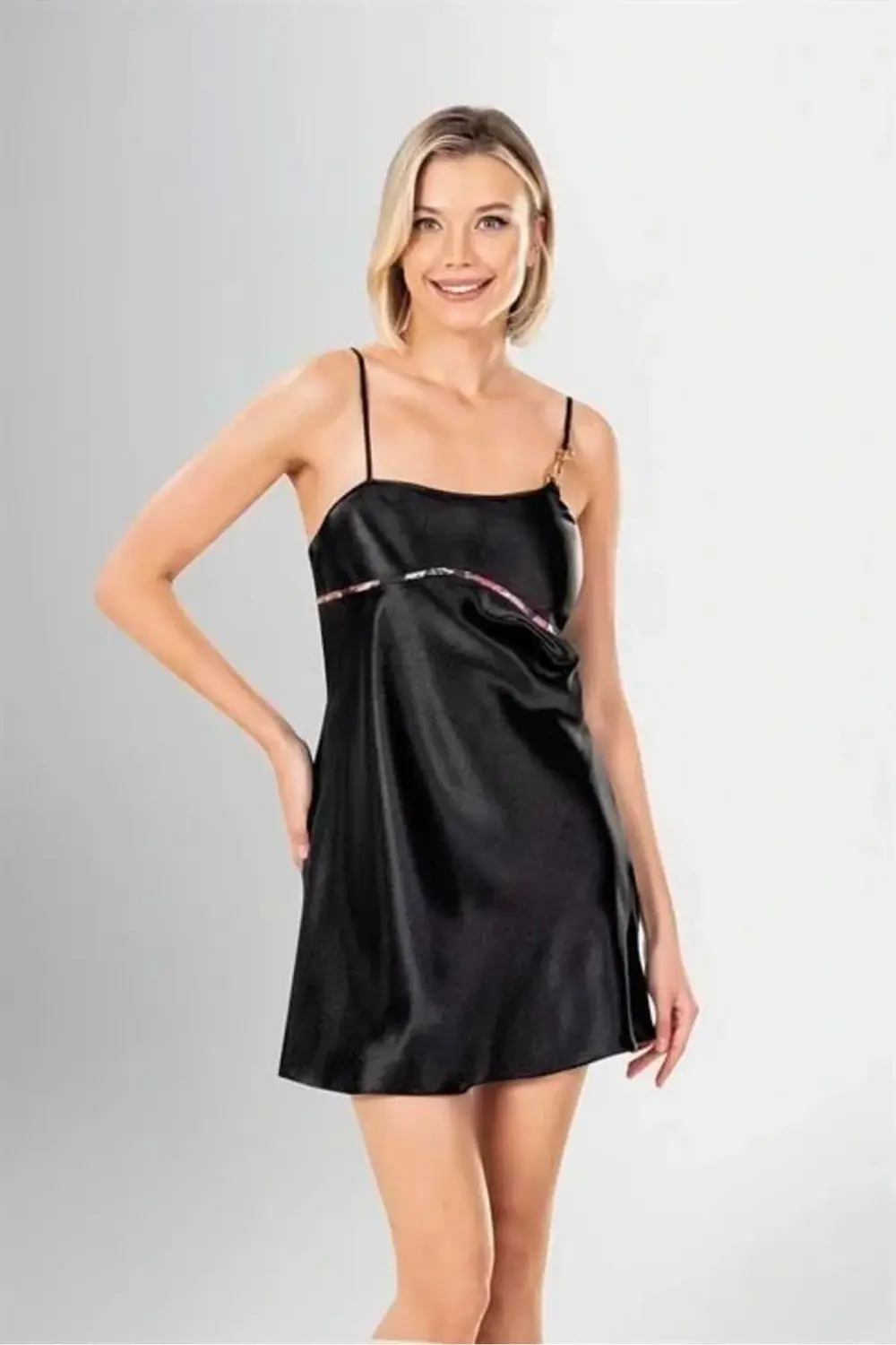 Defnada Defnada 2 Li Kısa Sabahlık Takımı Desenli