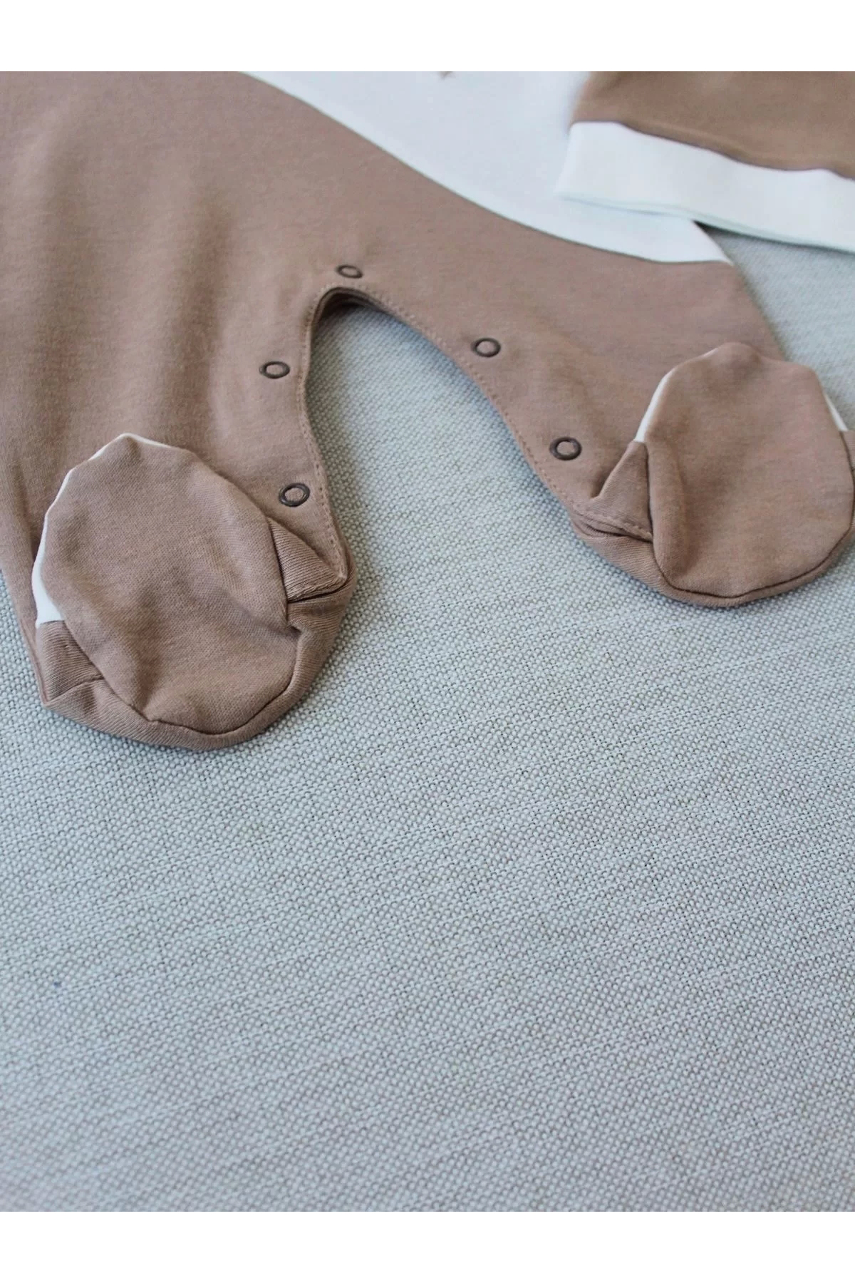 Shop58 Defnada Lucky Baby Nakışlı Es Çizgi Boy Şapkalı Erkek Bebek Tulum