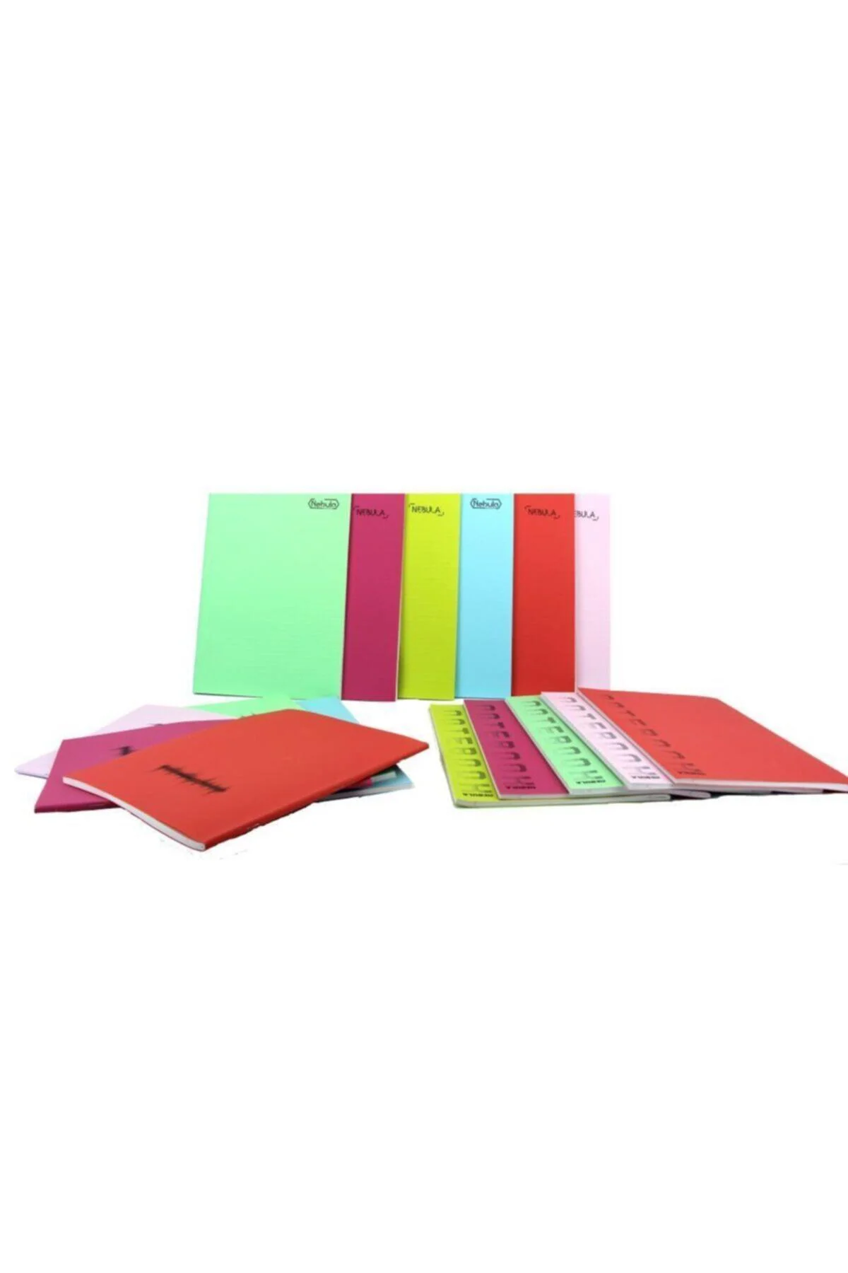 Defne Nebula A-4 Plastik Kapak Defter Dikişli 60 Yaprak Çizgili