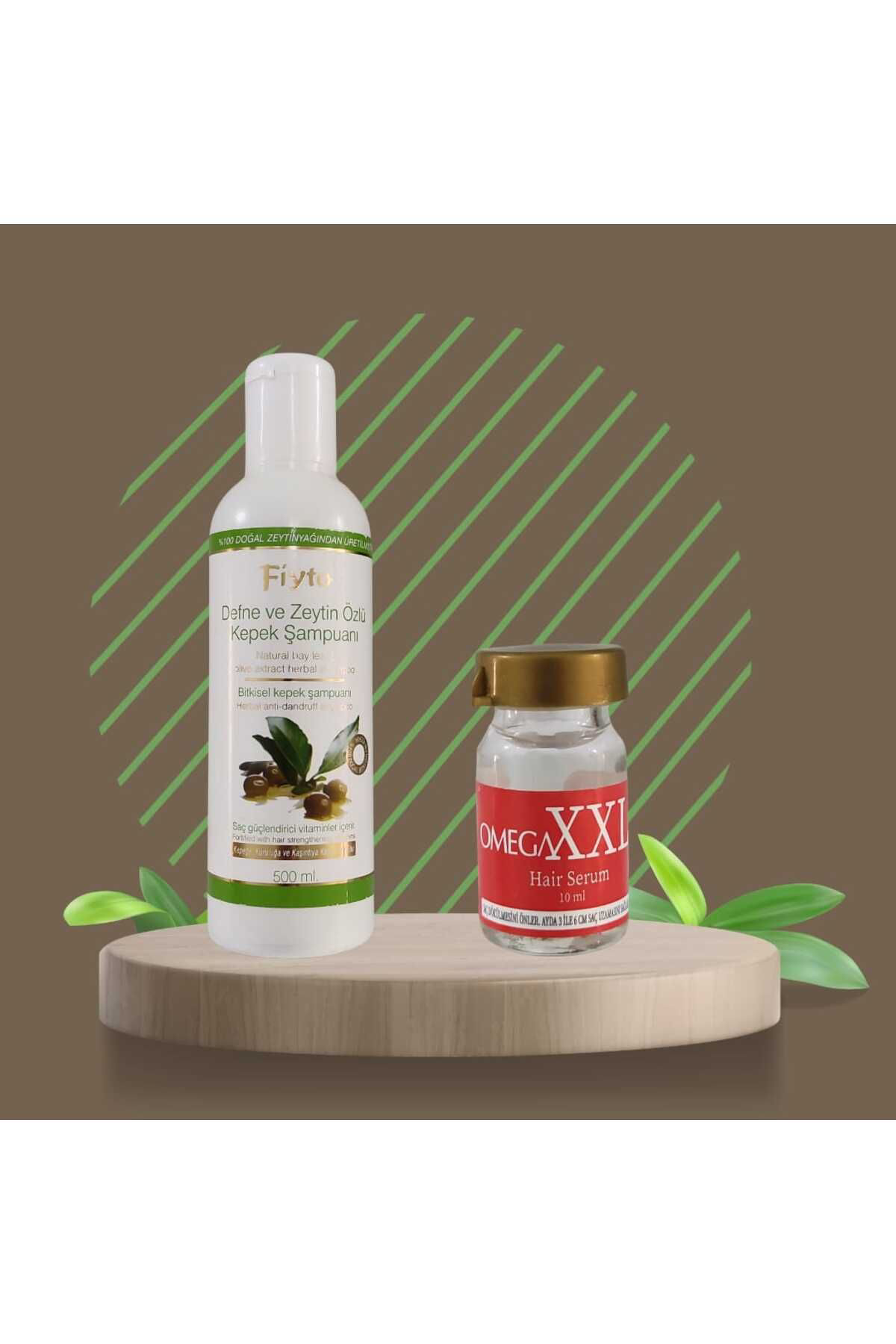 Defne ve Zeytin Özlü Kepek Şampuanı + xxxl Saç Bakım Serumu 10 ml
