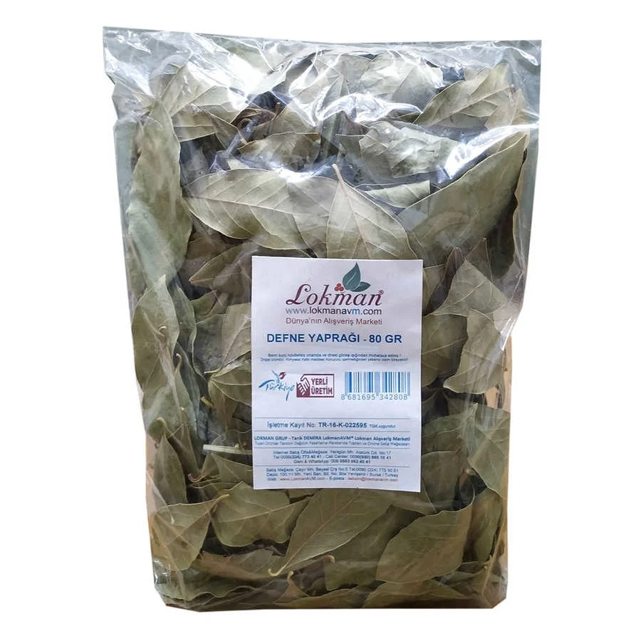 Defne Yaprağı 80 Gr - Taze ve Doğal Baharat Paketi