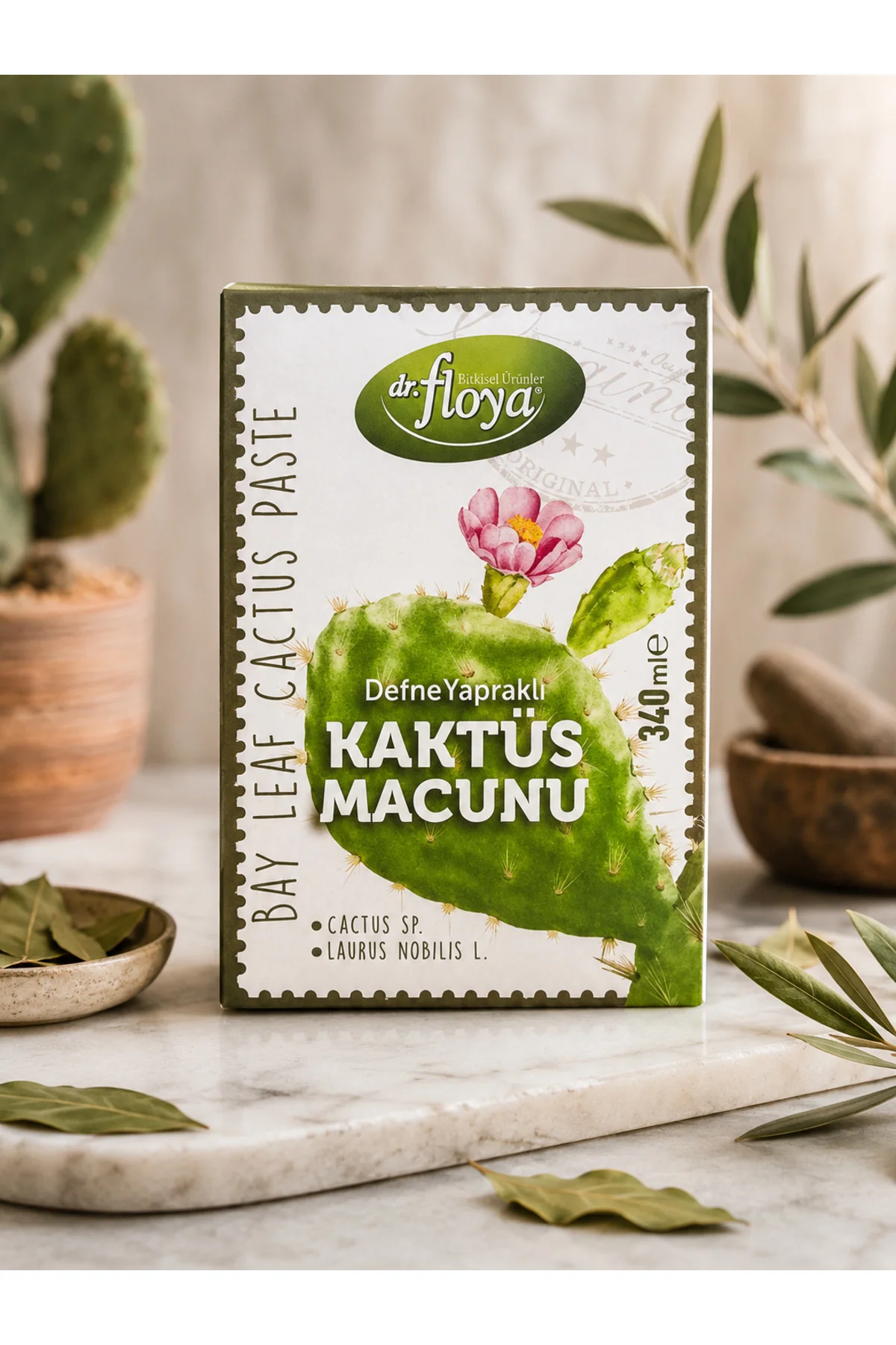 Defne Yapraklı Kaktüs Macunu 340 G * 2 Adet