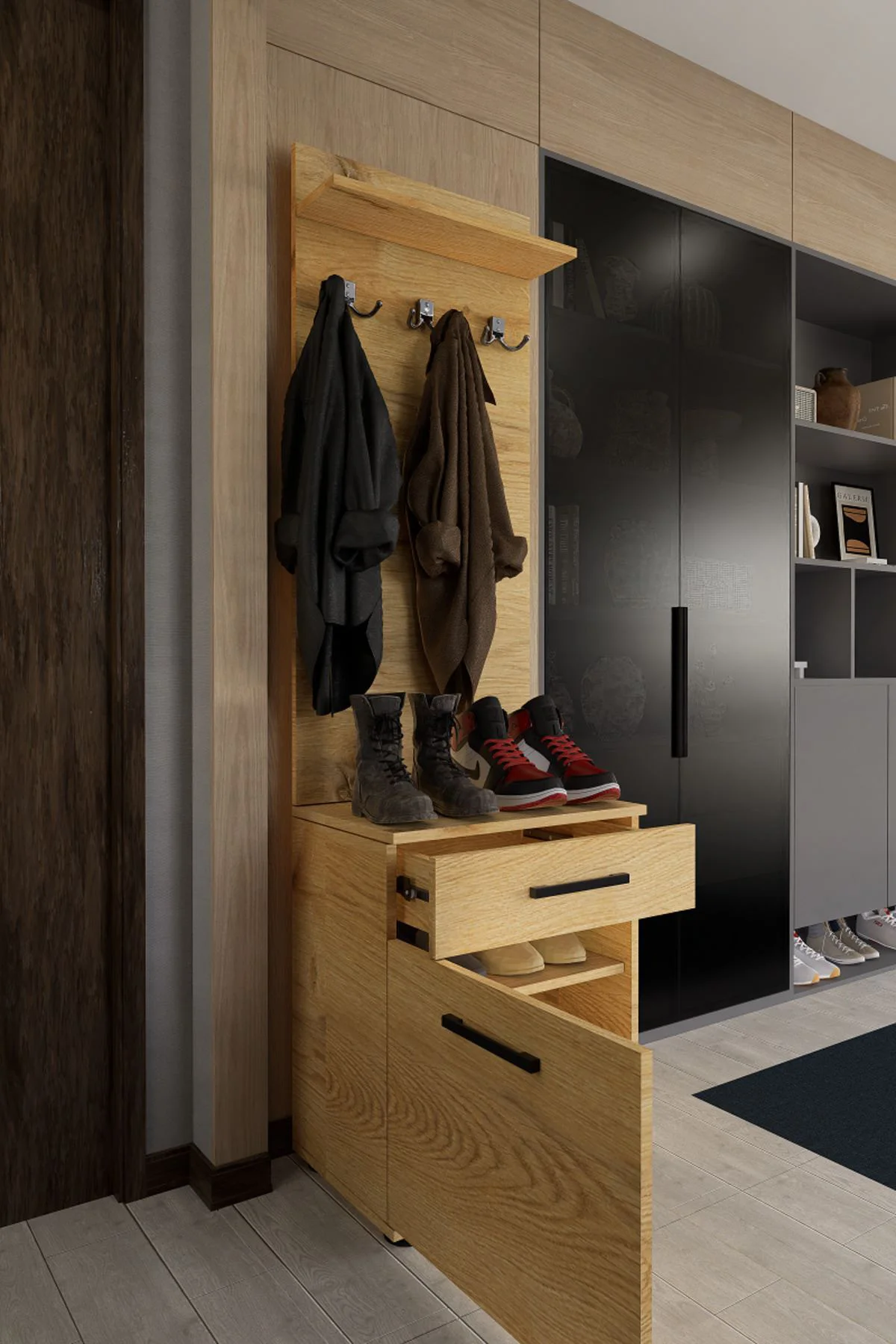 Defone Dekoratif Portmanto Vestiyer Rivoli