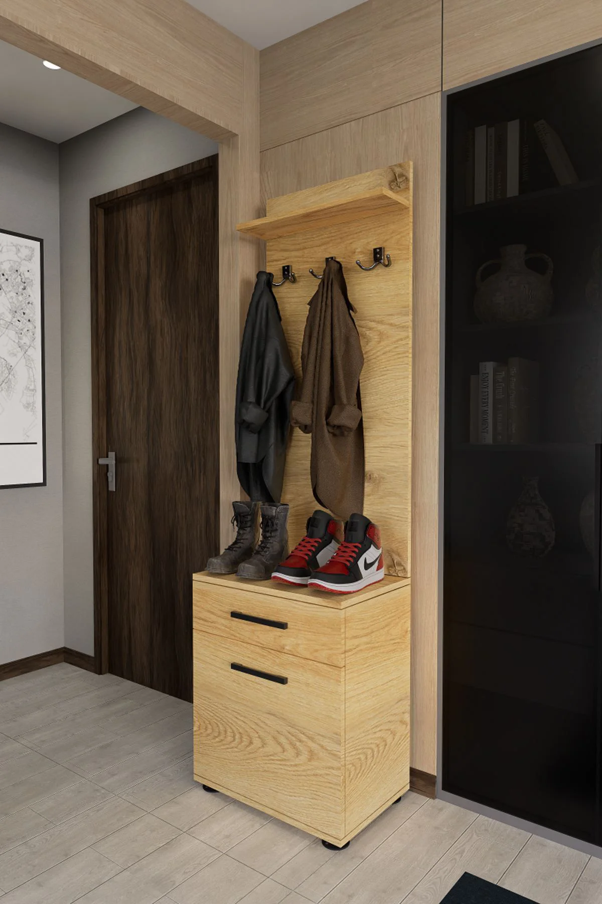 Defone Dekoratif Portmanto Vestiyer Rivoli