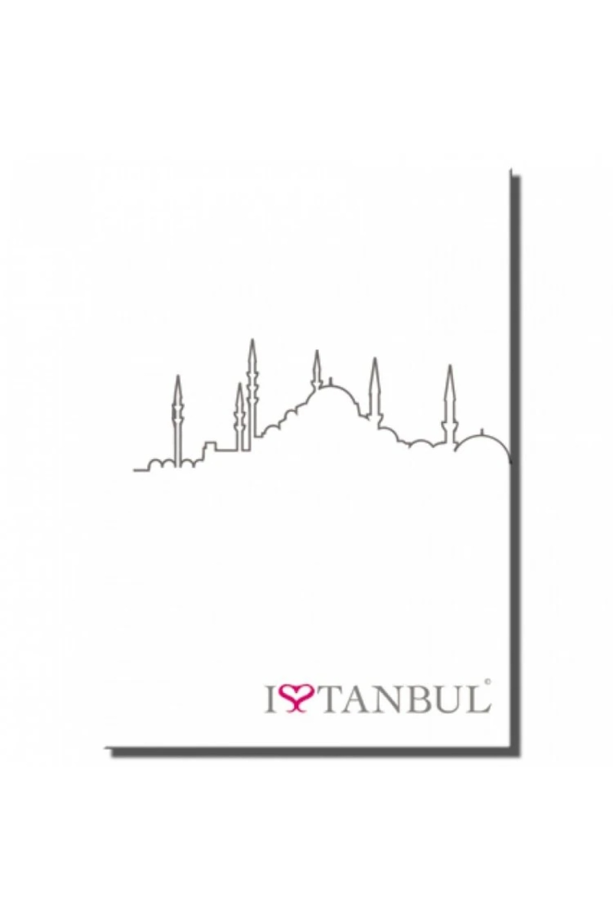 Defter 14x20 I Live Istanbul Mosque