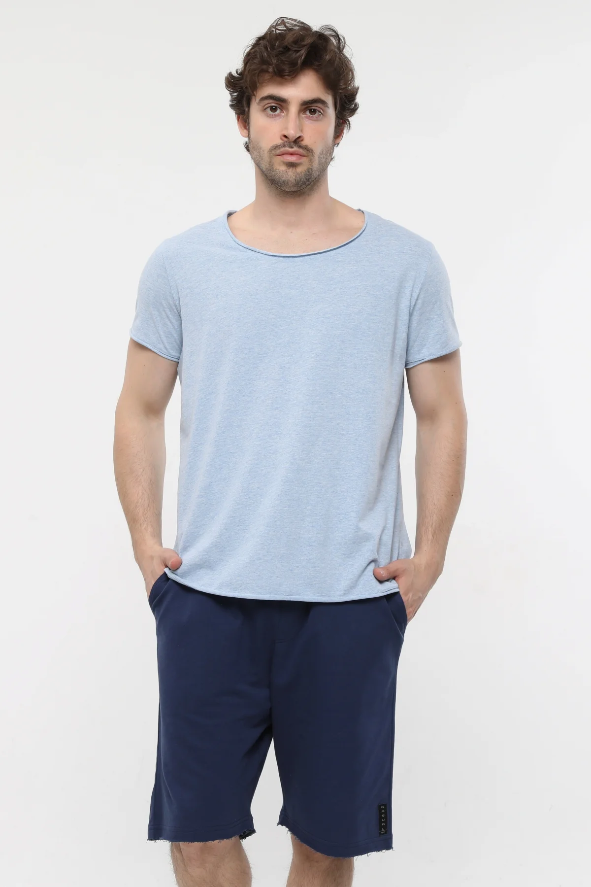 Defy’s Erkek Kısa Kollu Regular Fit Kayık Yaka Basic Tişört 2’li 