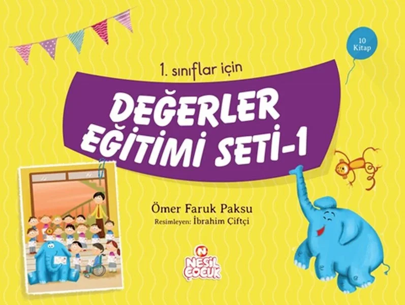 Değerler Eğitimi Seti 1 (10 Kitap) Fiyatı, Yorumları ve Özellikleri