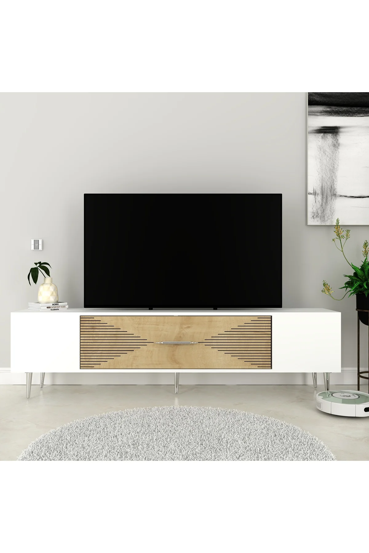 DEKOL1CT TV SEHPASI ANTRASİT-ALTIN