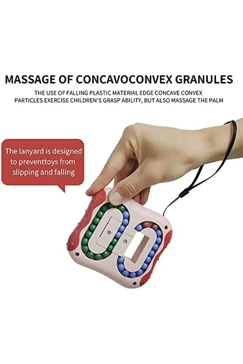 Dekompresyon Dönen Sihirli Fasulye Küp Oyuncak Kare Dönen Küçük B