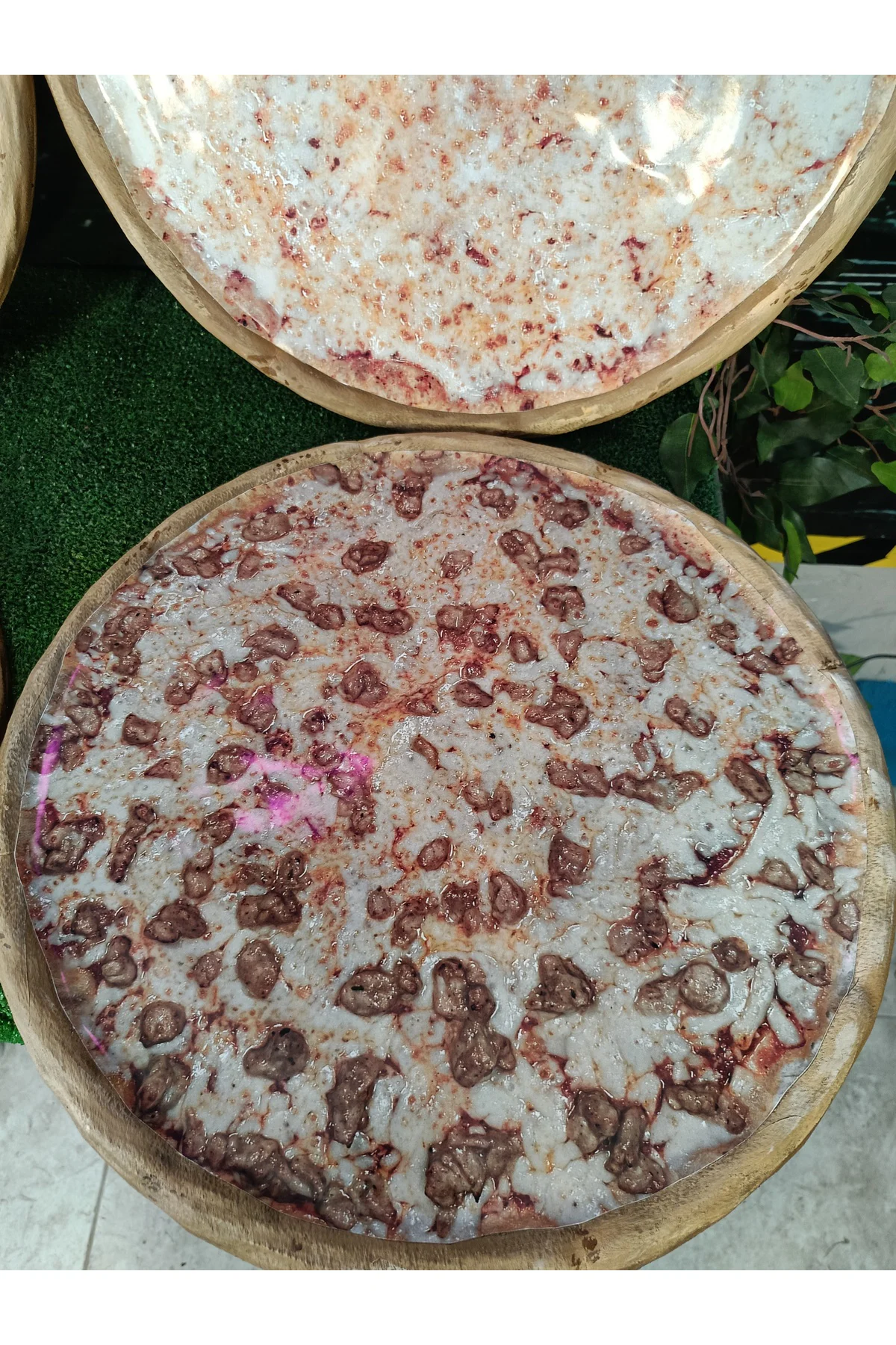 Dekor Büyük Boy Pizza 4'lü Set 40 CM ÇAP