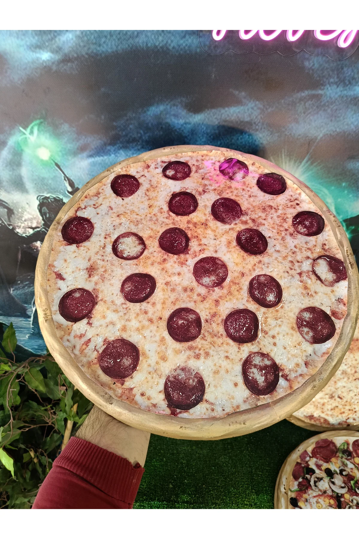 Dekor Büyük Boy Pizza 4'lü Set 40 CM ÇAP