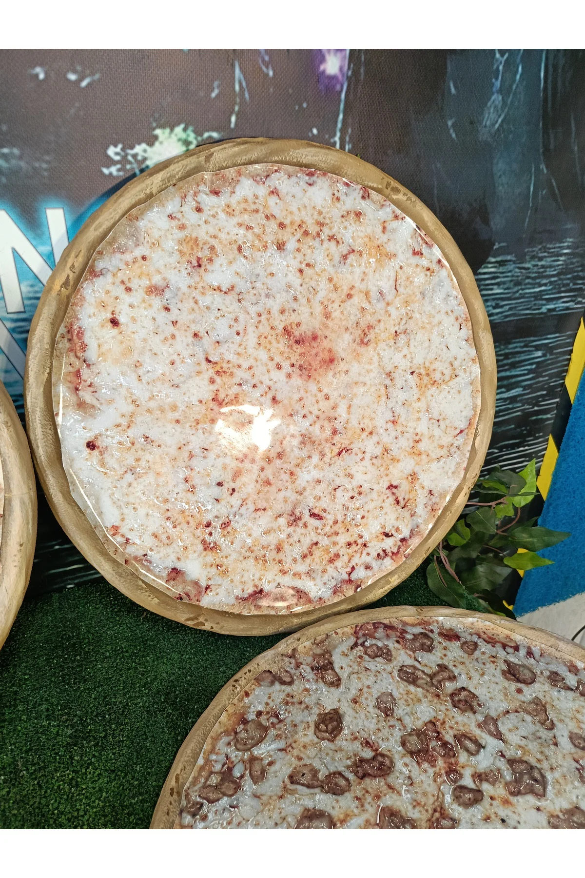 Dekor Büyük Boy Pizza 4'lü Set 40 CM ÇAP