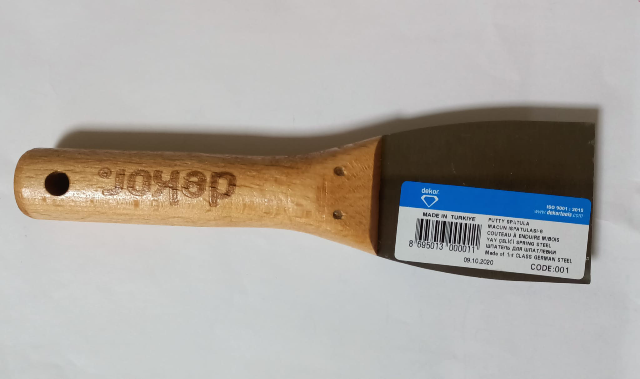 Dekor Macun Ispatulası Ahşap Saplı No:6 - (6 cm)