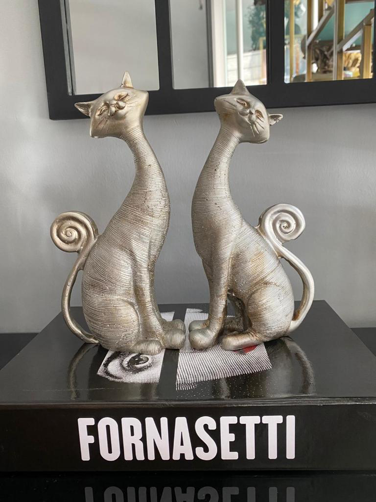 Dekoratif 2 Li Aşık Kediler