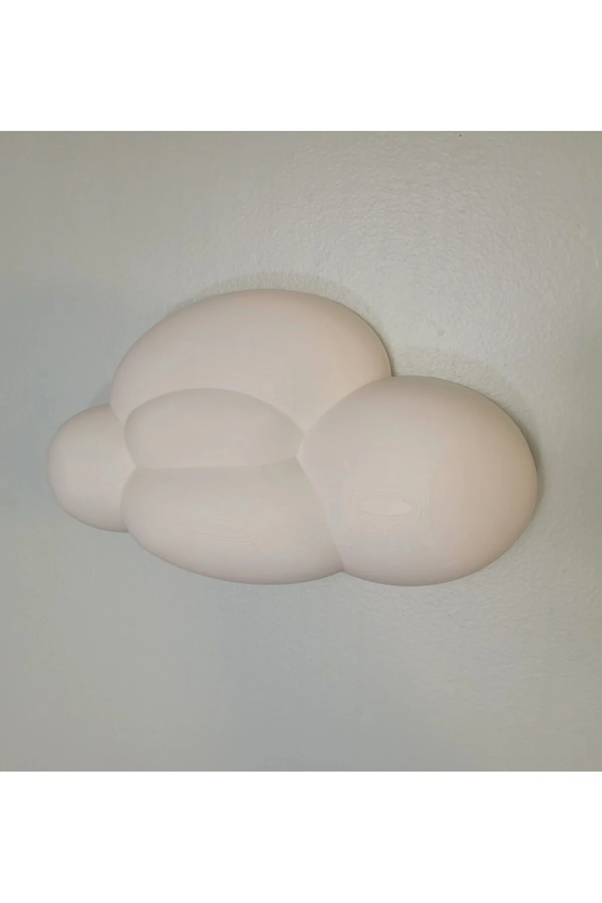 Dekoratif 3 Boyutlu Bulut Duvar Dekoru SERT PLASTİK 25 CM