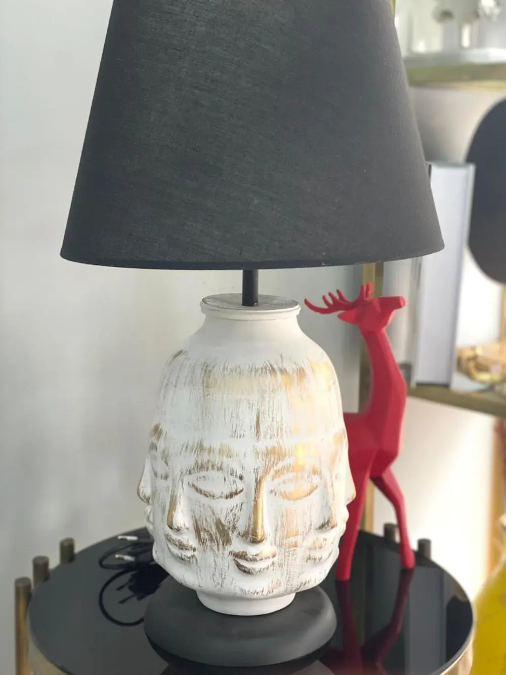 Dekoratif Adler Çok Yüz Abajur  Biblo