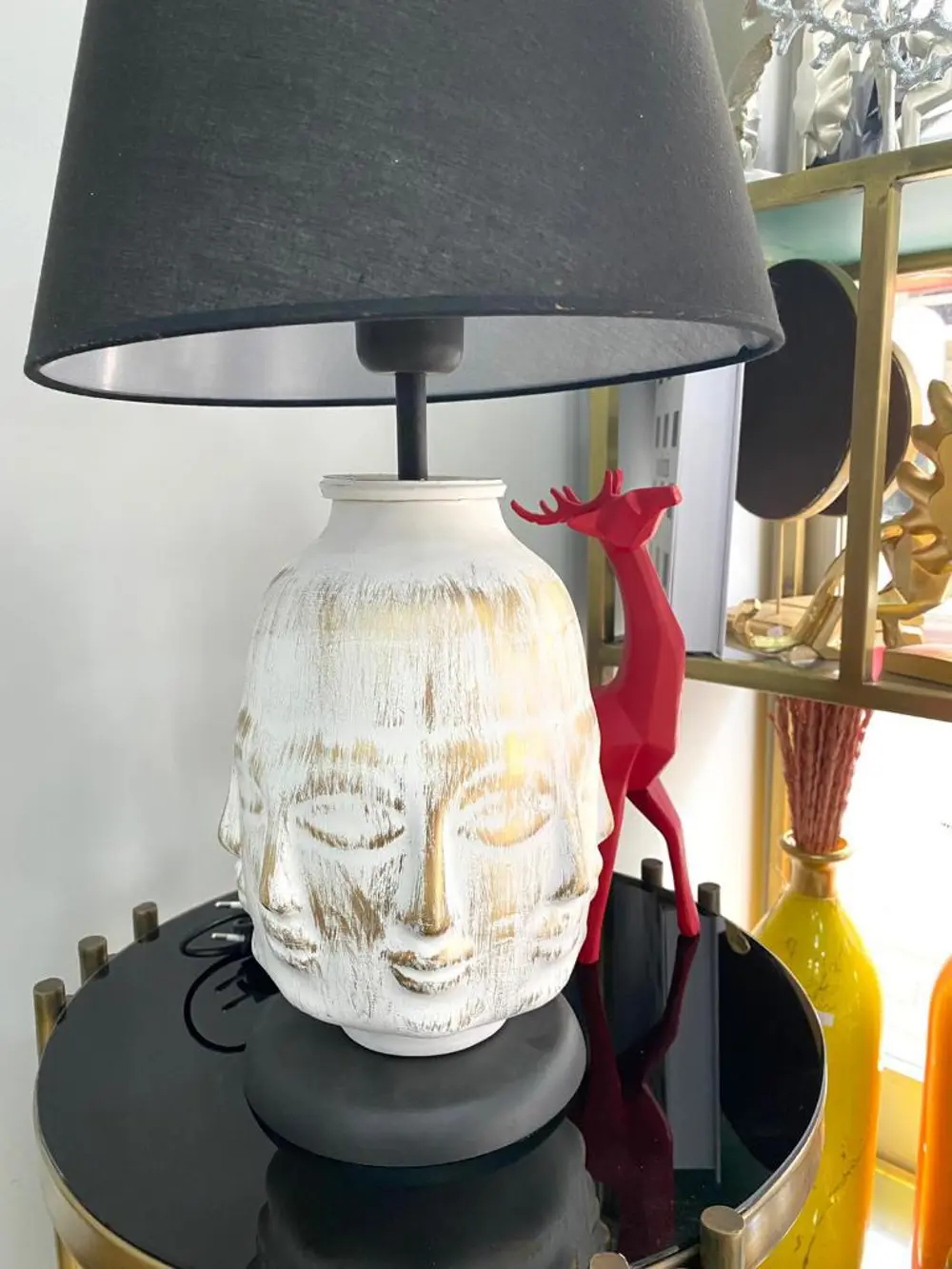 Dekoratif Adler Çok Yüz Abajur  Biblo