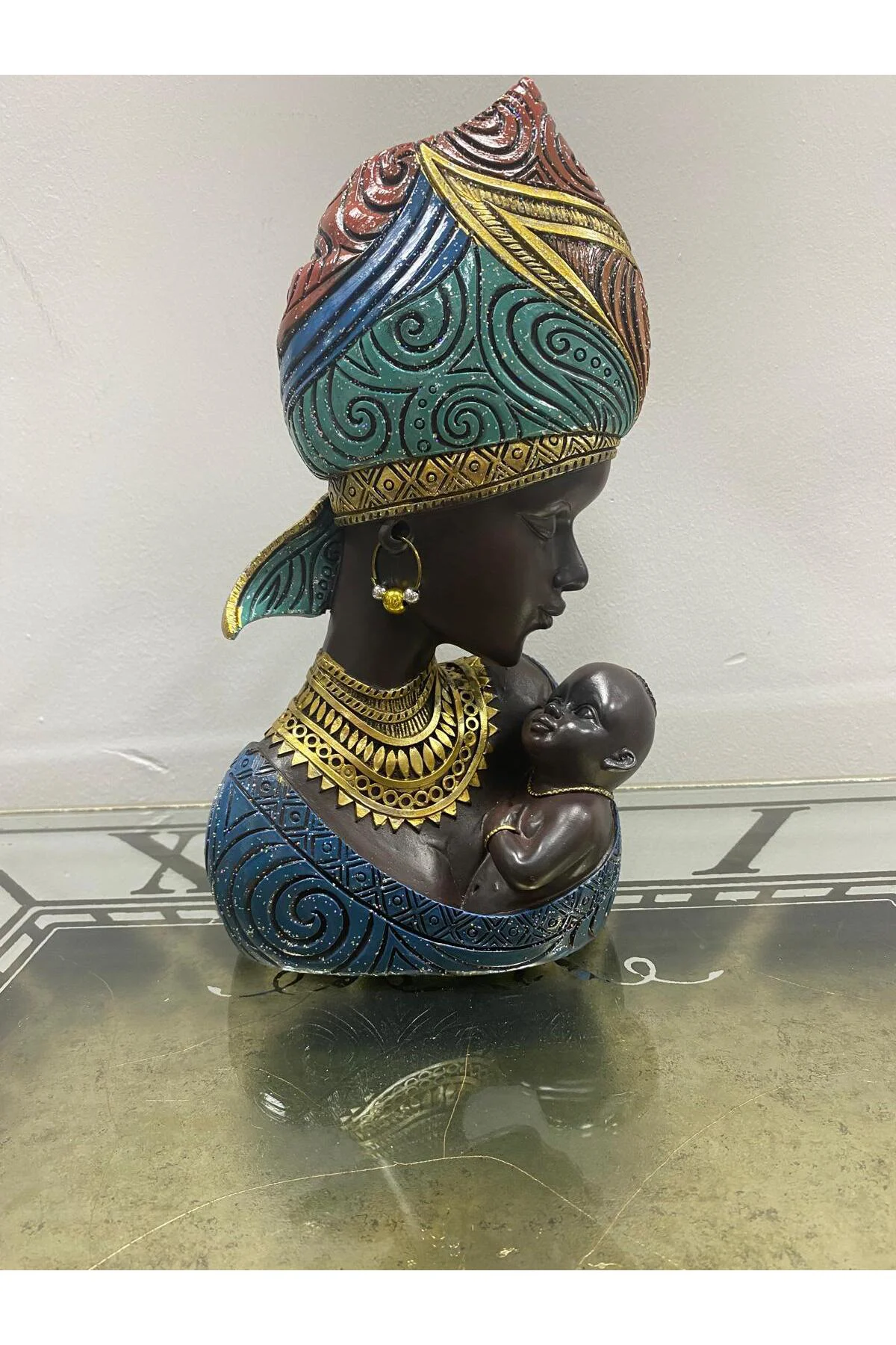 Dekoratif Afrikalı Biblo Anne Ve Çocuk 25x13cm Fiyatı, Yorumları ve Özellikleri