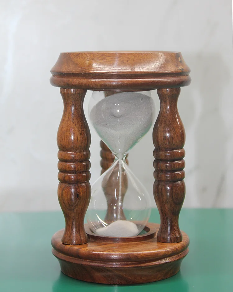 Dekoratif Ahşap Kum Saati Model 7
