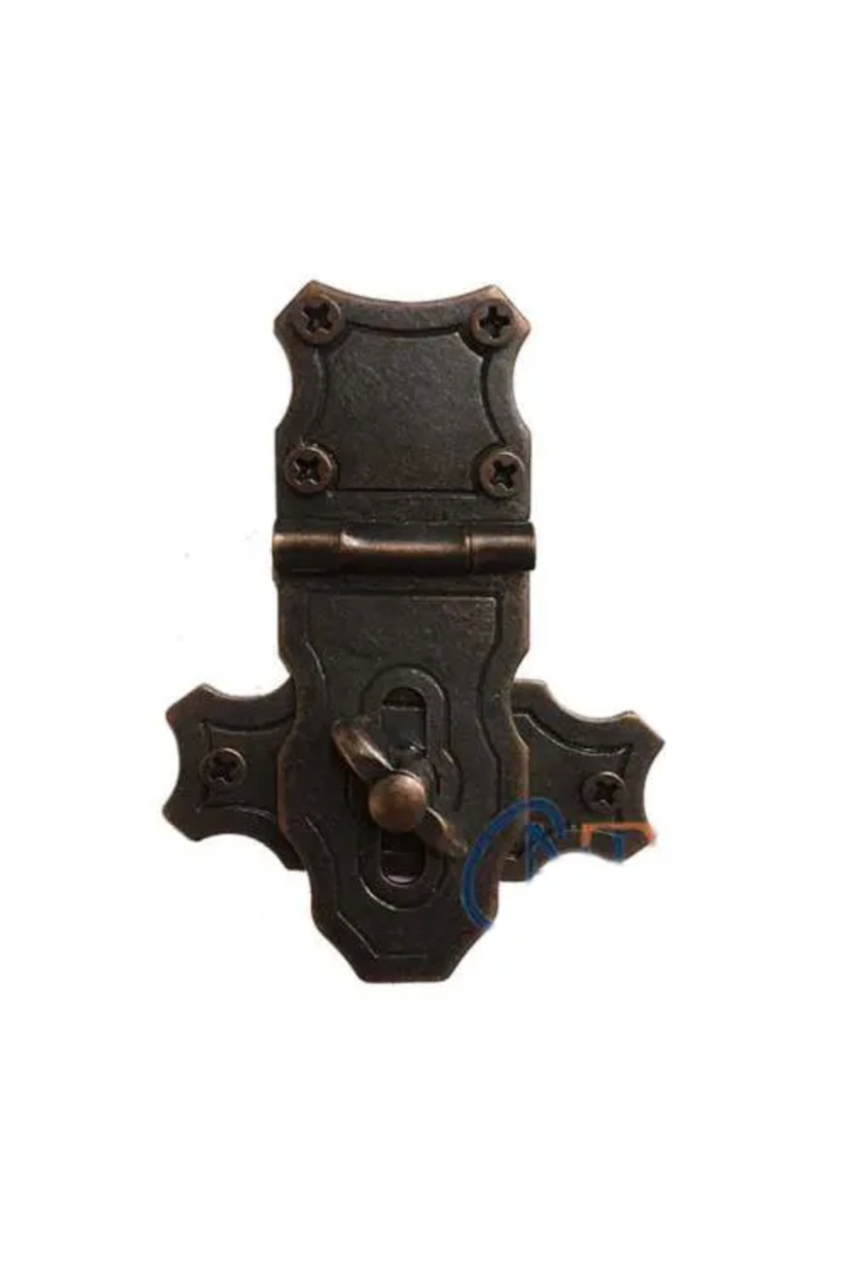 Rby Dekoratif Anahtarlı Sandık Askısı - 40X55mm, Oksit, 1 Adet