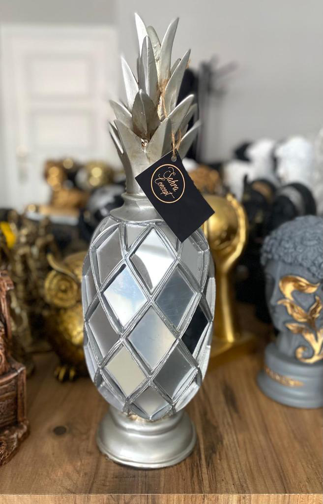 Dekoratif Ananas Biblo (aynalı)