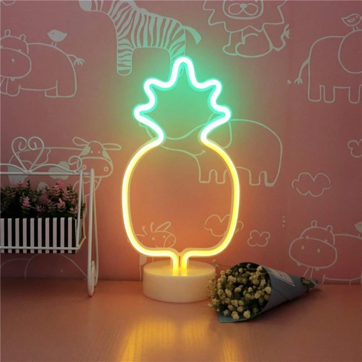 Dekoratif Ananaslı Neon Led Masa Ve Gece Lambası Hediyelik Lamba Bx40 Fiyatı, Yorumları ve Özellikleri
