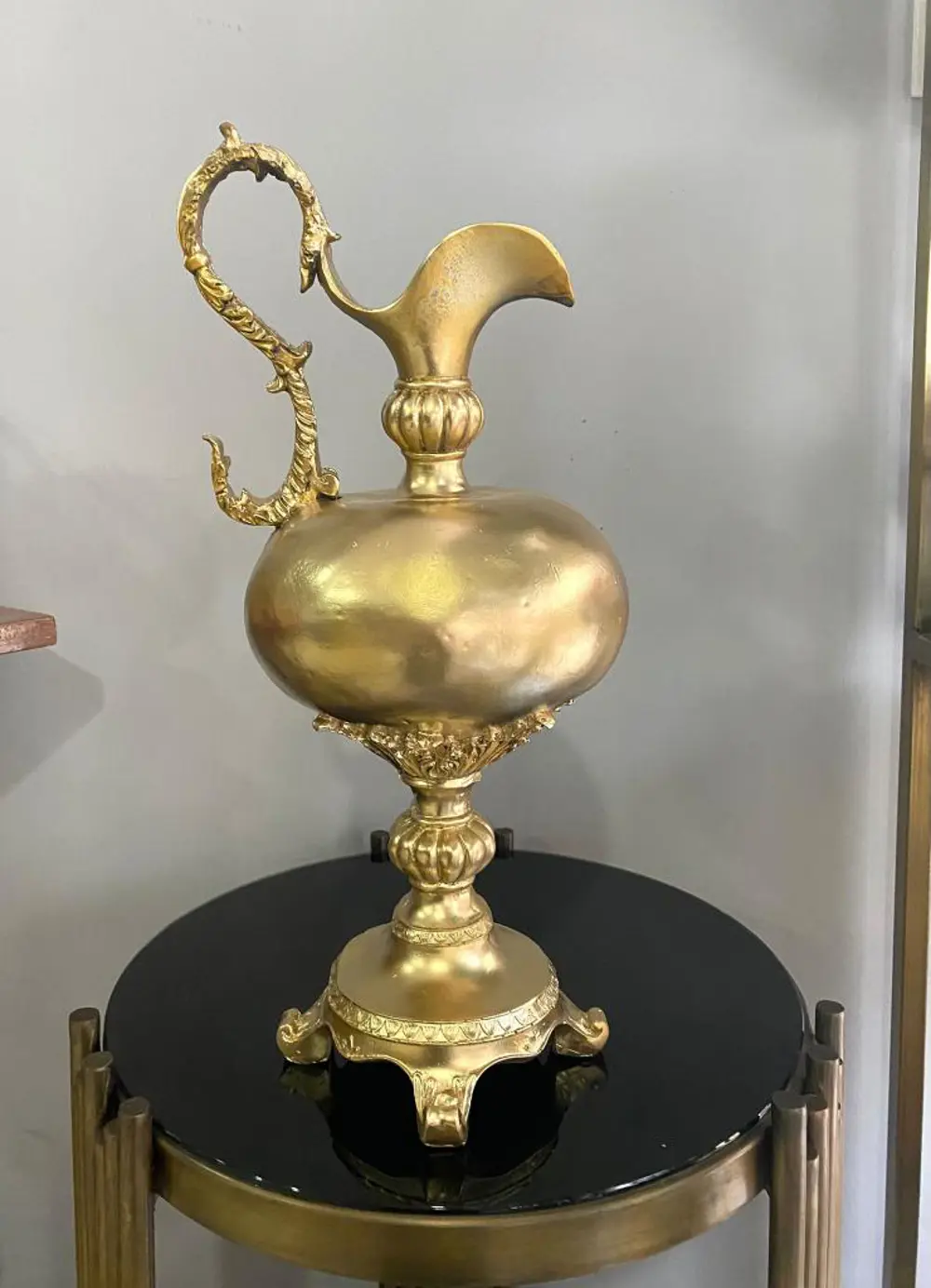 Dekoratif Antika Görünümlü İbrik Biblo Salon Dekoru Sürahi