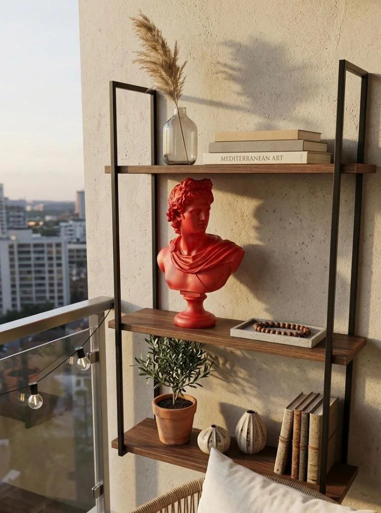Dekoratif Apollo Büst Biblo – Antik Yunan Heykel Tarzı, Biblo Kır