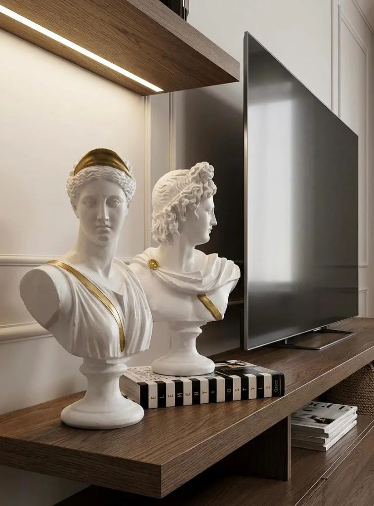Dekoratif Apollo Diana Büst Biblo – Antik Yunan Heykel Tarzı, Bib Dekoratif Apollo Diana Büst Biblo – Antik Yunan Heykel Tarzı, Bib