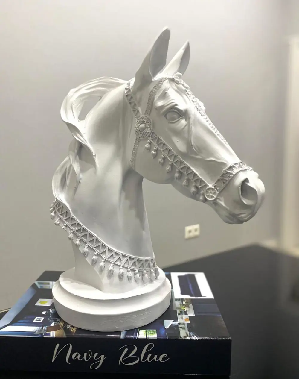 Dekoratif At Kafası Büst Büyük Boy Heykeli