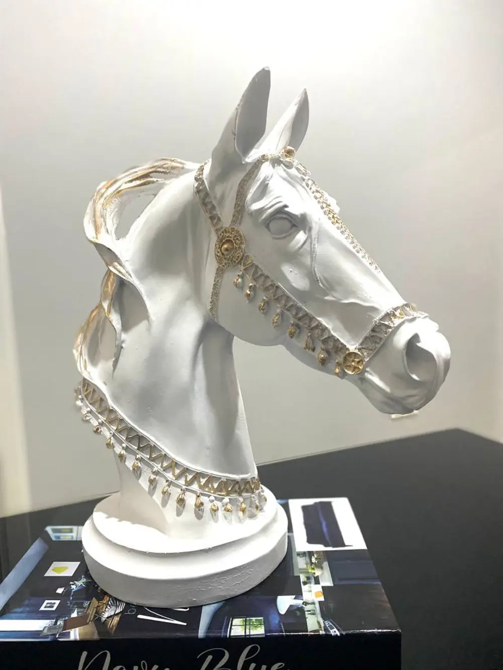 Dekoratif At Kafası Büst Büyük Boy Heykeli