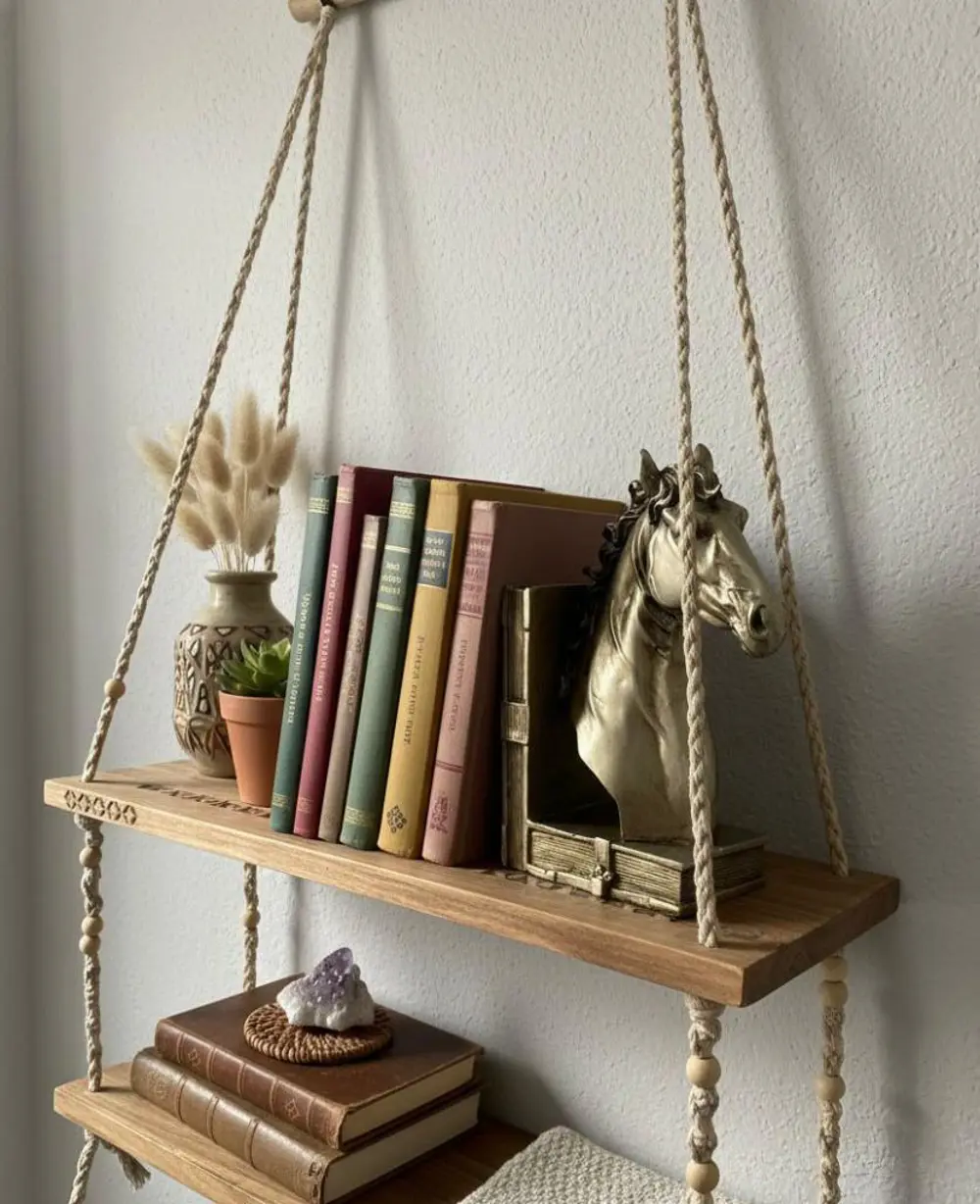 Dekoratif At Kitap Tutucu Biblo (Biblo)