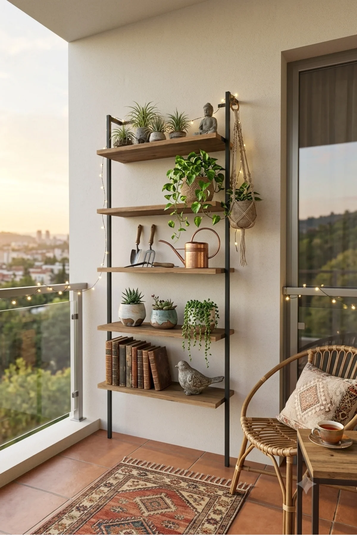 Dekoratif Balkon, Hol, Antre,Banyo ve Salon Rafı 5 Katlı Düzenley Dekoratif Balkon, Hol, Antre,Banyo ve Salon Rafı 5 Katlı Düzenley