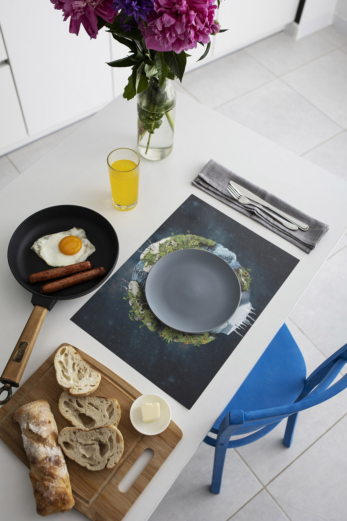 Artikel Dekoratif Baskılı Keçe Amerikan Servisi, Supla 2'Li Servis Takım Artikel Dekoratif Baskılı Keçe Amerikan Servisi, Supla 2'Li Servis Takım