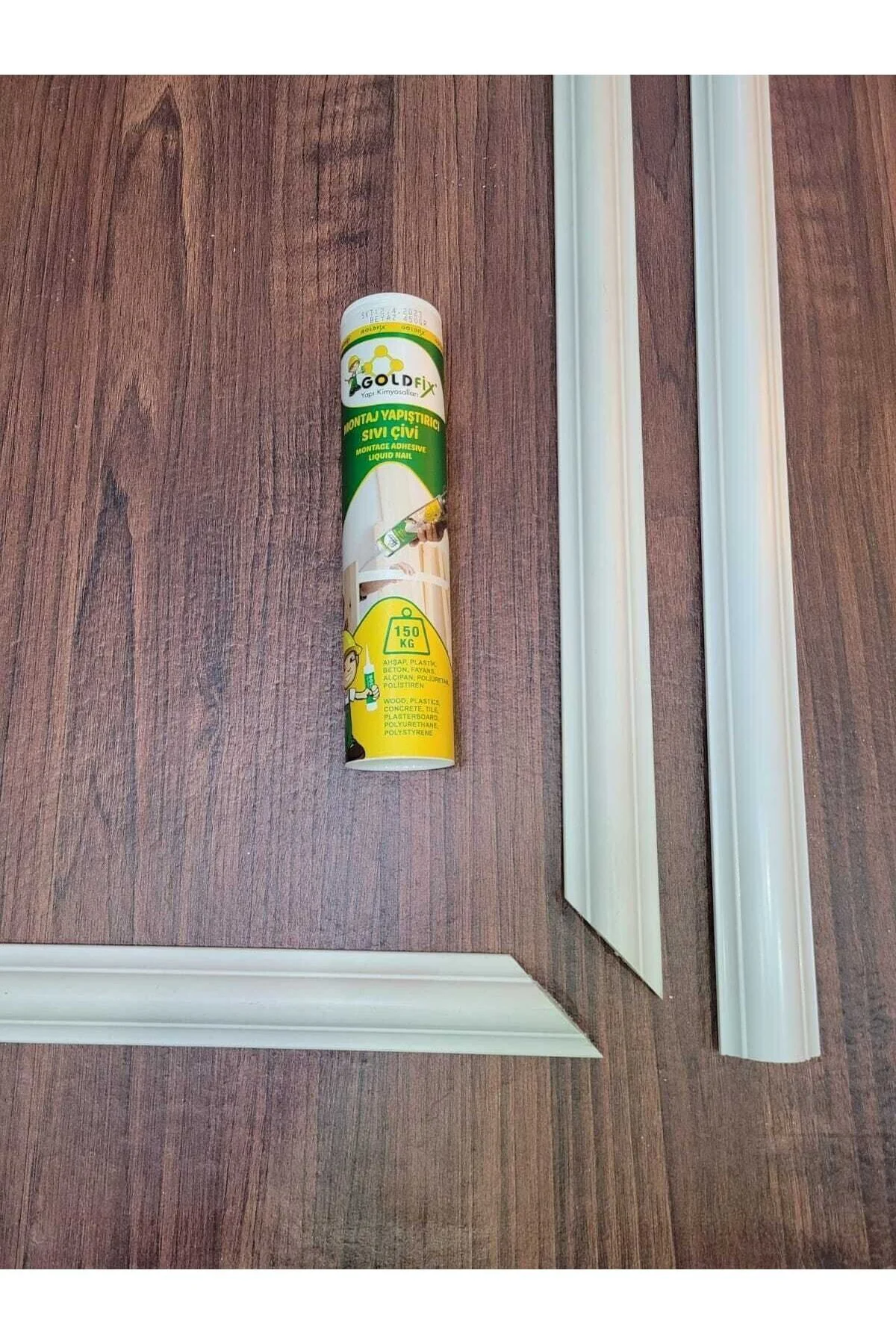 Dekoratif Boyanabilir 4 cm Duvar Çıtası 6 Adet Hazır Kesimli Çerç