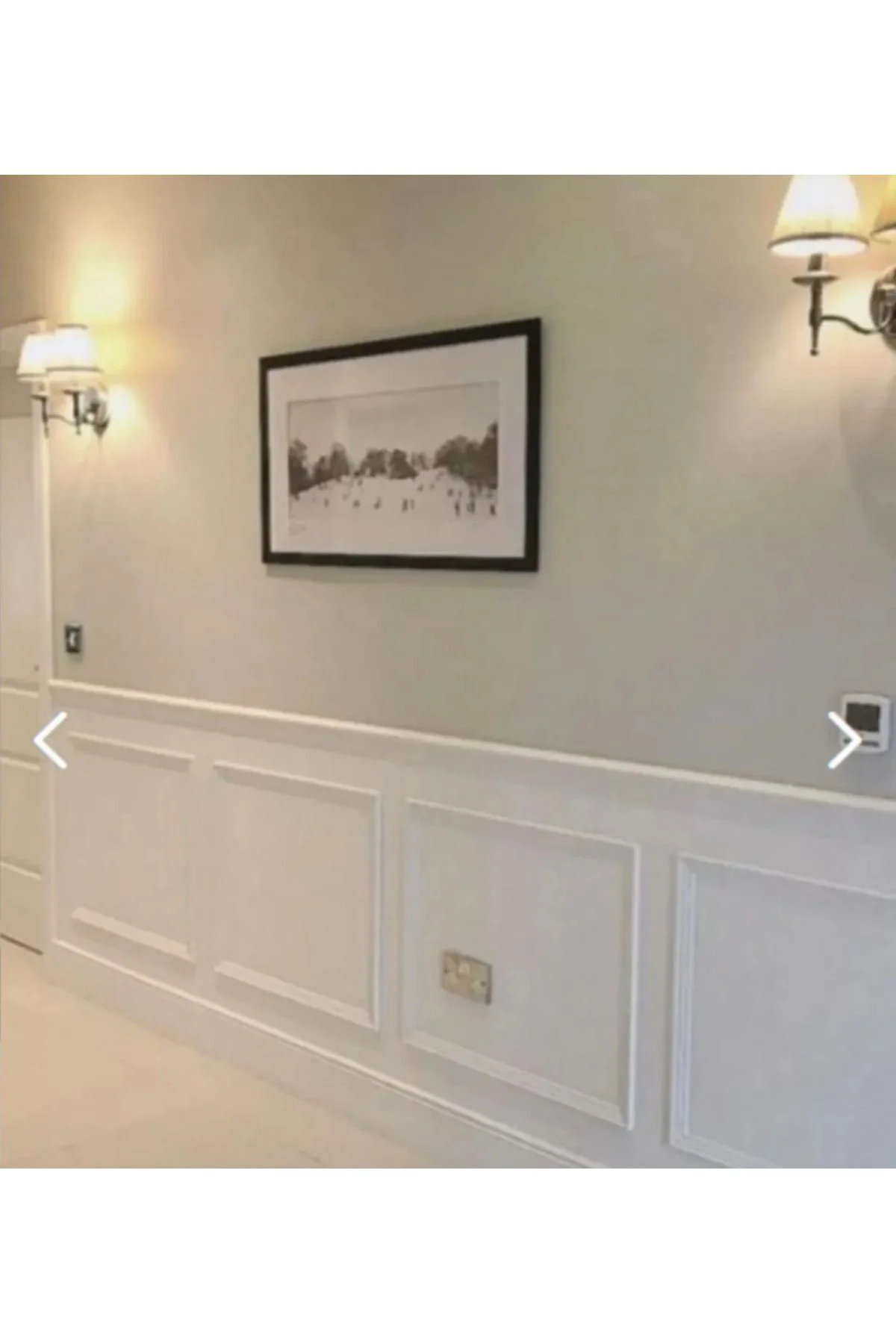 Dekoratif Boyanabilir 2,5 Cm Strafor Duvar Çıtası 40 cm x 60 cm H