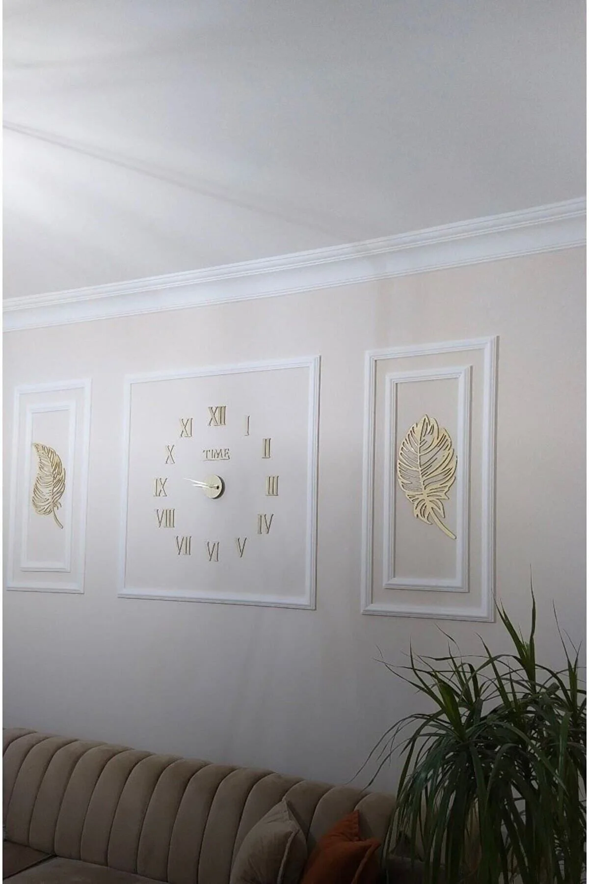 Dekoratif Boyanabilir 4 Cm Duvar Çıtası