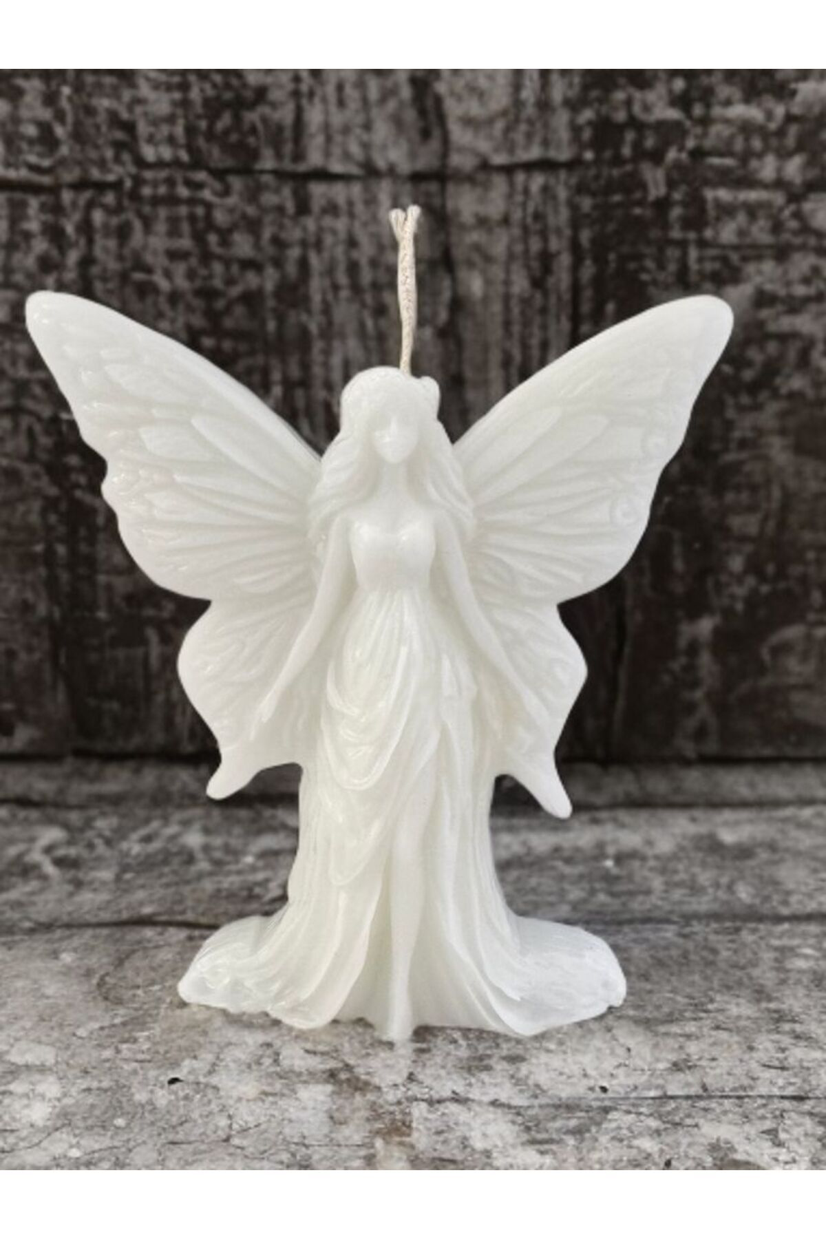 Aresmumatölyesi  Dekoratif Çiçek Kokulu Melek Şeklinde Hediyelik Mum