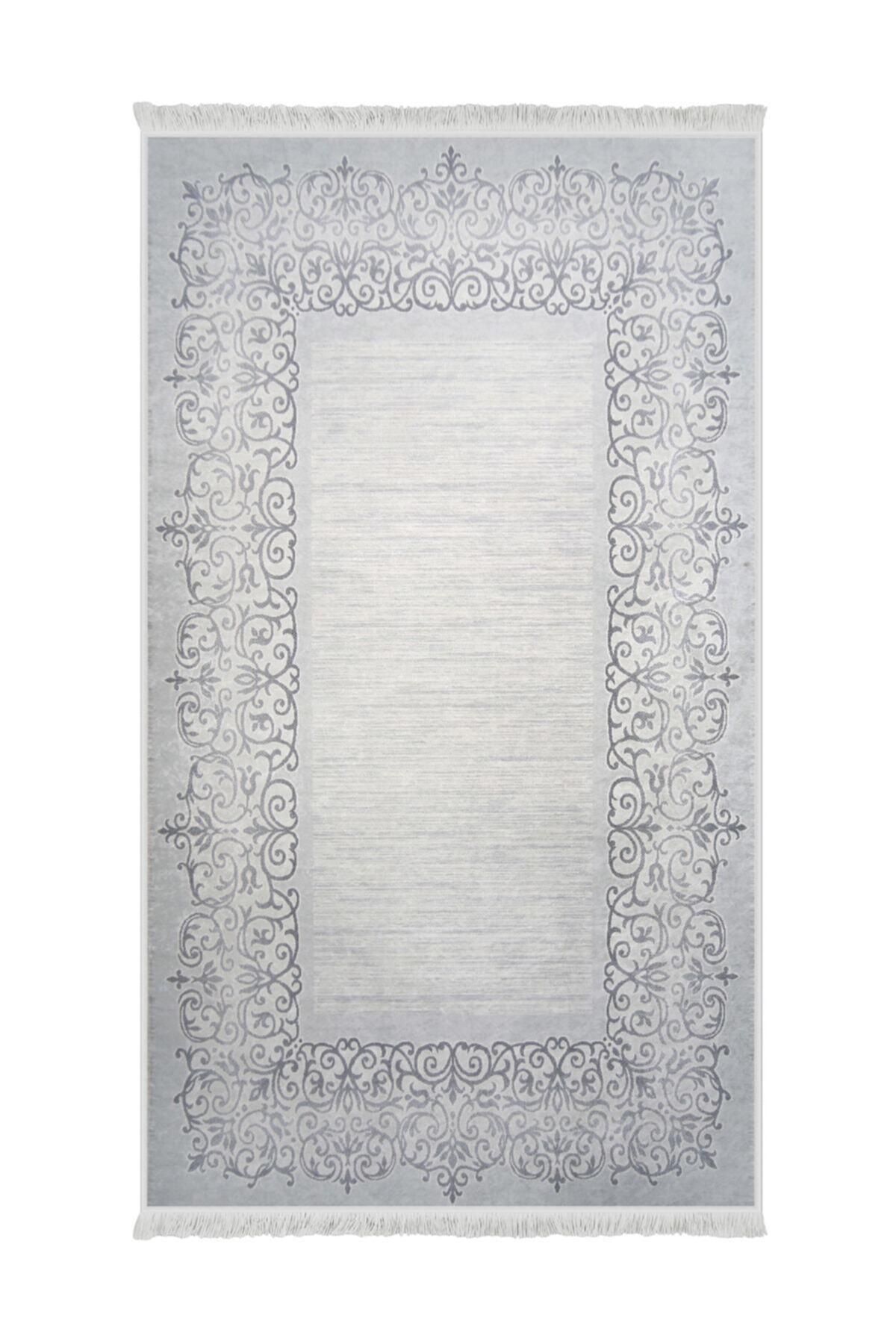 Dekoratif Dijital Saçaklı Halı Yolluk Yıkanabilir Antialaerjik An