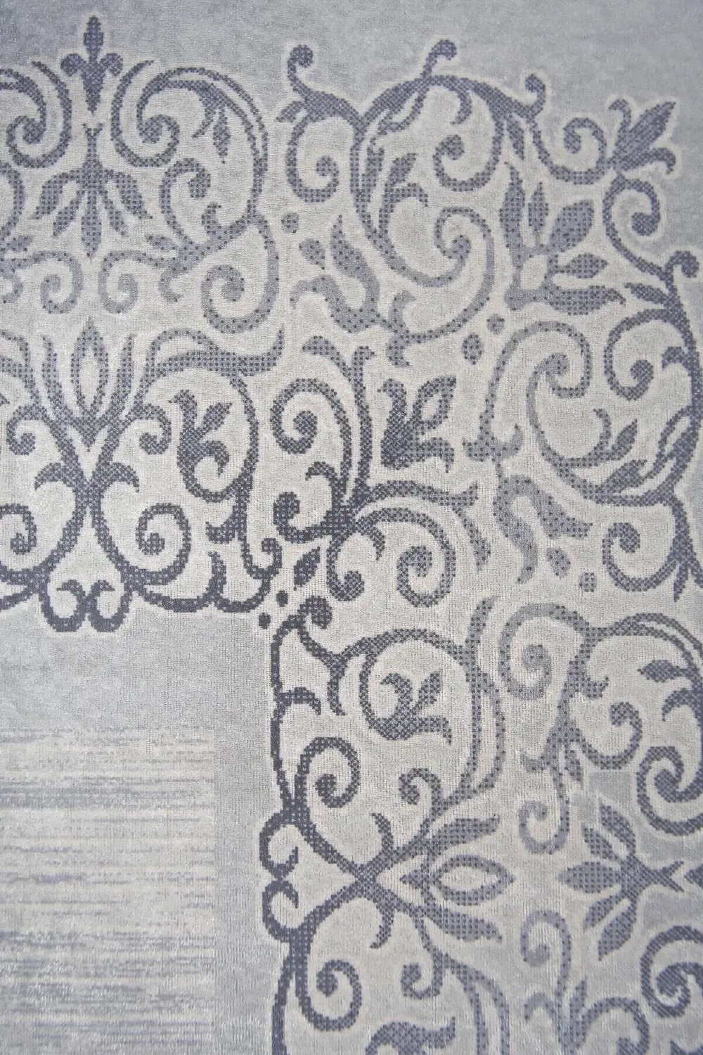 Dekoratif Dijital Saçaklı Halı Yolluk Yıkanabilir Antialaerjik An