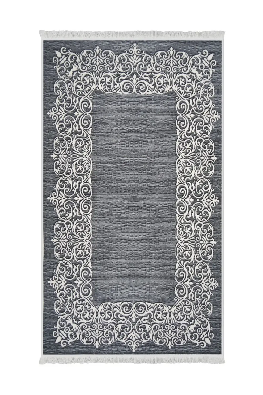 Dekoratif Dijital Saçaklı Halı Yolluk Yıkanabilir Antialaerjik An