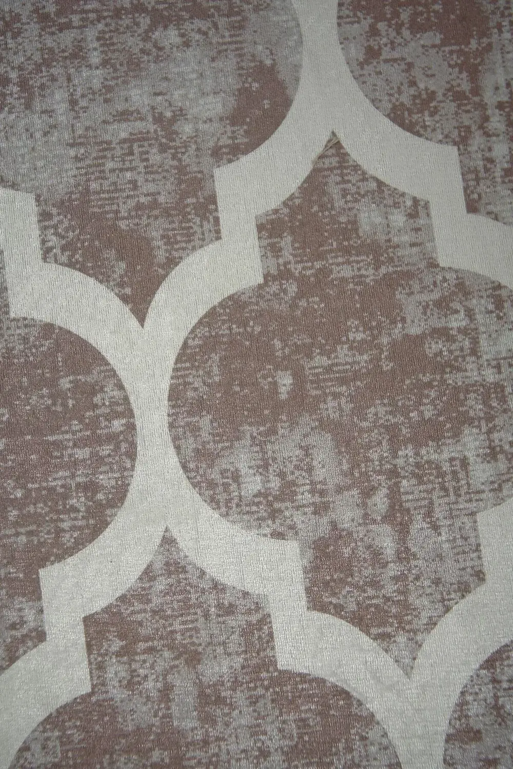 Dekoratif Dijital Saçaklı Yuvarlak Halı Yıkanabilir Antialaerjik